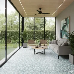 Floorilège Authentiques carreaux de ciment - Modèle Amboise AMB3 - La boite de 14 carreaux soit 0,56 m².