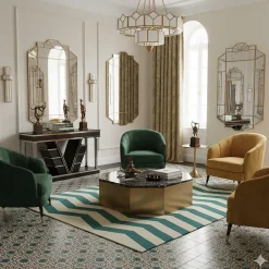 Floorilège Authentiques carreaux de ciment - Modèle Elégance ELE28 de - La boite de 14 carreaux soit 0,56 m²