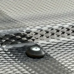 Auvent à cadre en aluminium DIAMONDS Straight T-150 7016 avec revêtement monolithique en polycarbonate-Starkedach New