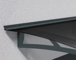 Auvent arrondi Aquila gris l.453,5 x P.91,5 x H.17,5 cm-Canopia by Palram Online