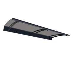 Canopia by Palram Auvent arrondi Aquila gris l.205,5 x P.91,5 x H.17,5 cm