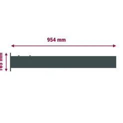 Auvent Bioclimatique Fixe LANITRA (Gris Anthracite et Blanc Brillant - 2.00 x 0.954 m)-Telco Home Automation New