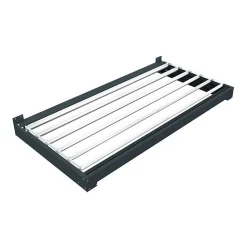 Auvent Bioclimatique orientable MERI (Gris Anthracite et Blanc Brillant - 1.50 x 1.016 m)-Telco Home Automation