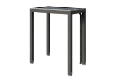 Skan Holz Auvent bois Flensburg, 200 x 125 cm, épicéa, traitement coloré gris ardoise