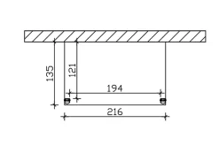 Auvent bois GREIFSWALD 216 x 135 cm, aluminium thermolaqué, thermolaqué gris foncé DB 703-Skan Holz Discount