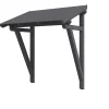 Auvent bois Paderborn 2, 242x156cm, épicéa, traitement coloré gris ardoise-Skan Holz Discount