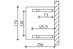 Auvent bois Potsdam 4, 176x156cm, épicéa, non traité-Skan Holz Discount