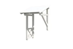 Skan Holz Auvent bois Potsdam 3, 176x156cm, épicéa, traitement coloré blanc