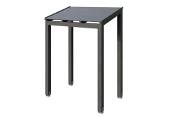 Skan Holz Auvent bois Putbus, 203 x 128 cm, épicéa, traitement coloré gris ardoise