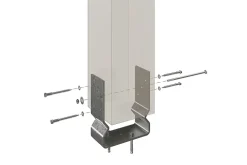 Auvent bois Sellin, 205 x 127 cm, épicéa, traitement coloré blanc-Skan Holz Best