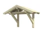 Auvent bois Siegen 1, 247x116cm, épicéa, non traité-Skan Holz Sale