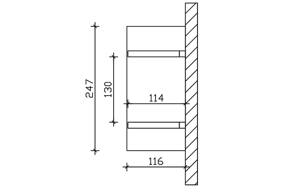 Auvent bois Siegen 2, 247x116cm, épicéa, traitement coloré blanc-Skan Holz Outlet