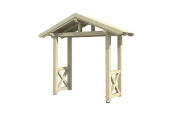 Skan Holz Auvent bois Stralsund 4, 289x116cm, épicéa, non traité