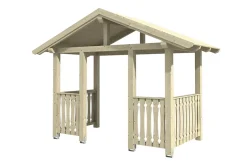 Skan Holz Auvent bois Stralsund 8, 360x187cm, épicéa, non traité