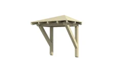 Skan Holz Auvent bois Wesel 1, 188x126cm, épicéa, non traité