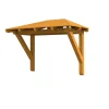 Auvent bois Wismar 1, 258x126cm, épicéa, traitement coloré chêne clair-Skan Holz Best