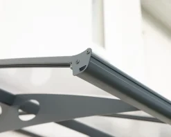 Canopia by Palram Auvent Herald 890 x 140 cm Grise en Polycarbonate et acier