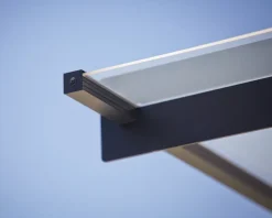 Canopia by Palram Auvent plat Nancy gris clair l.411 x P.94 x H.14 cm