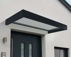 Canopia by Palram Auvent plat Sophia gris clair l.215 x P.95 x H.17 cm