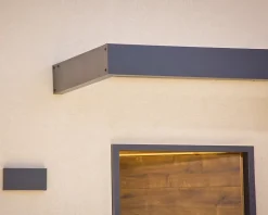 Canopia by Palram Auvent plat Sophia gris clair l.215 x P.95 x H.17 cm