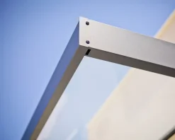 Auvent plat Sophia gris clair l.160 x P.95 x H.170 cm-Canopia by Palram