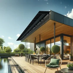 Telco Home Automation Auvent solaire MAHINA pose indépendante Gris Anthracite - 2 panneaux