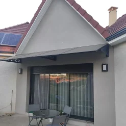 Auvent solaire Portrait MAUPITI Gris Anthracite - 6 panneaux-Telco Home Automation Discount