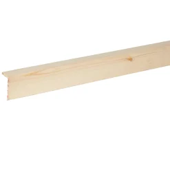 Baguette d'angle arrondie pin 27 x 45 mm L.2,4 m- New