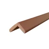 Baguette d'angle en MDF arrondi Ninna couleur terracotta 23X23mm L.2,44m