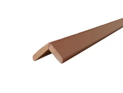 Baguette d'angle en MDF arrondi Ninna couleur terracotta 23X23mm L.2,44m