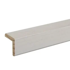 Baguette d'angle rabotée lisse blanc 250 x 27,5 cm- Best