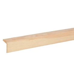 Baguette d'angle rabotée pin 45 x 45 mm L.2,5 m
