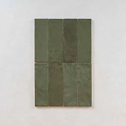 Gioia Materia Baguette de finition pour Carrelage mural faïence effet zellige LA RIVIERA Bullnose Jolly 20x1.2 cm boîte de 0.024 ml / pas m2 B