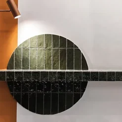 Gioia Materia Baguette de finition pour Carrelage mural faïence effet zellige LA RIVIERA Bullnose Jolly 20x1.2 cm boîte de 0.024 ml / pas m2 B