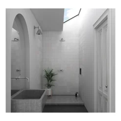 Baguette de finition pour Carrelage mural faïence effet zellige LA RIVIERA Bullnose Jolly 20x1.2 cm boîte de 0.024 ml / pas m2 B-Gioia Materia Outlet