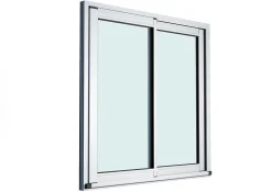 Baie vitrée coulissante alu - l.180 x h.215 cm- Clearance
