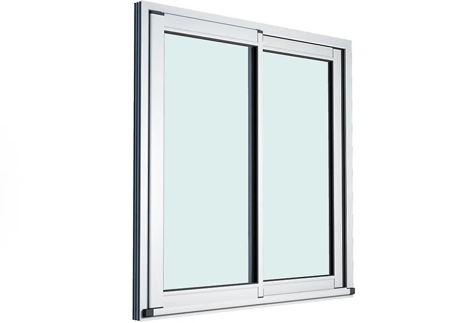 Baie vitrée coulissante alu - l.180 x h.215 cm- Clearance