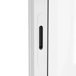 Baie vitrée coulissante alu blanc - l.180 x h.215 cm - Uw 1,7-GoodHome Online