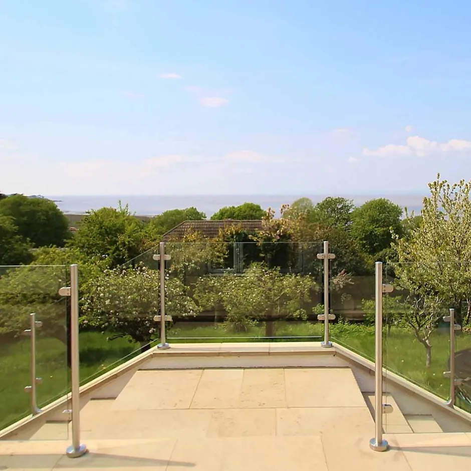 Balustrade en Acier extrémité 110cm de Hauteur-MonsterShop Online