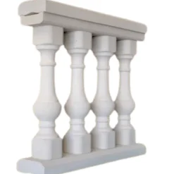 Prensimac BALUSTRES BETON B72 - 1 mètre linéaire complet - Dimensions : L 100 x l 22 x Ht. 94cm