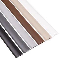 Quest Bande de câble en PVC 10x40mm, 2m Auto-Adhésive, cache-câble, semi-circulaire, bronze