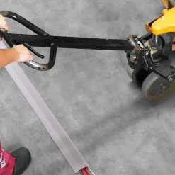 Quest Bande de câble en PVC 10x60mm, 2m, cache-câble, trapézoïdal, gris foncé