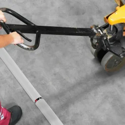 Quest Bande de câble en PVC 10x60mm, 2m Auto-Adhésive, cache-câble, semi-circulaire, blanc