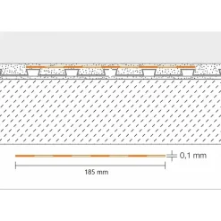 Schlüter Bande de pontage KERDI-KEBA - Rouleau de 5m