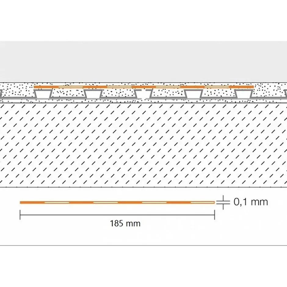 Schlüter Bande de pontage KERDI-KEBA - Rouleau de 5m