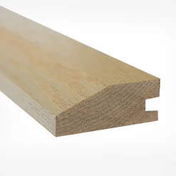 Woodbord Barre de Seuil en Bois Chêne Massif Verni Mat - Aspect Bois Brut - 20x50x1200mm - Rattrapage de Niveau - à la Suisse