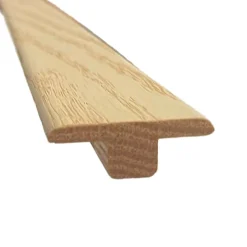 Woodbord Barre de Seuil en Bois Chêne Massif Verni Mat - Aspect Bois Brut - 12x33x1200mm - Même Niveau