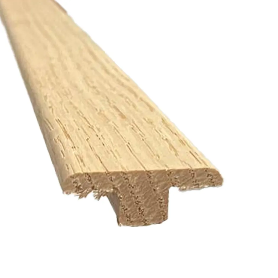 Woodbord Barre de Seuil en Bois Chêne Massif Brut - 12x33x1200mm - Même Niveau