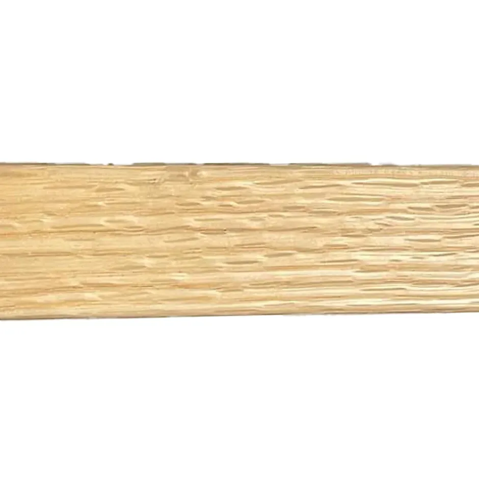 Woodbord Barre de Seuil en Bois Chêne Massif Brut - 12x33x1200mm - Même Niveau