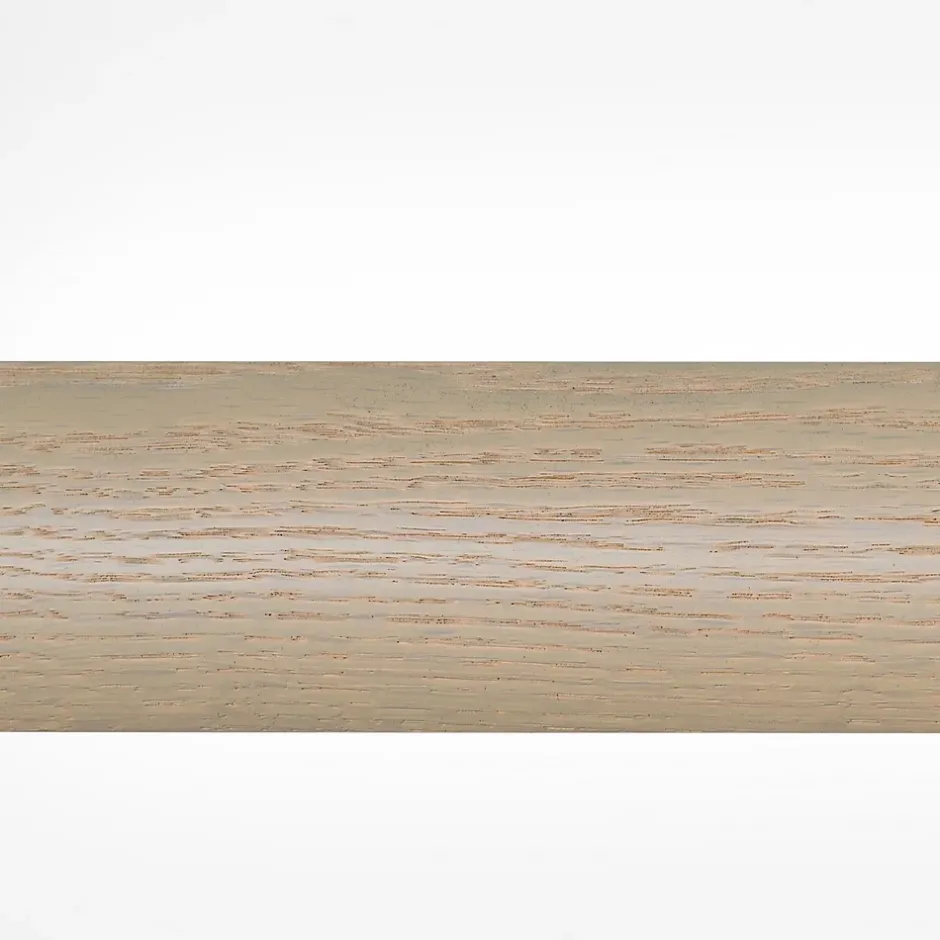 Barre de Seuil en Bois Chêne Massif Verni Mat - Aspect Bois Brut - 19x52x1200mm - Rattrapage de Niveau-Woodbord